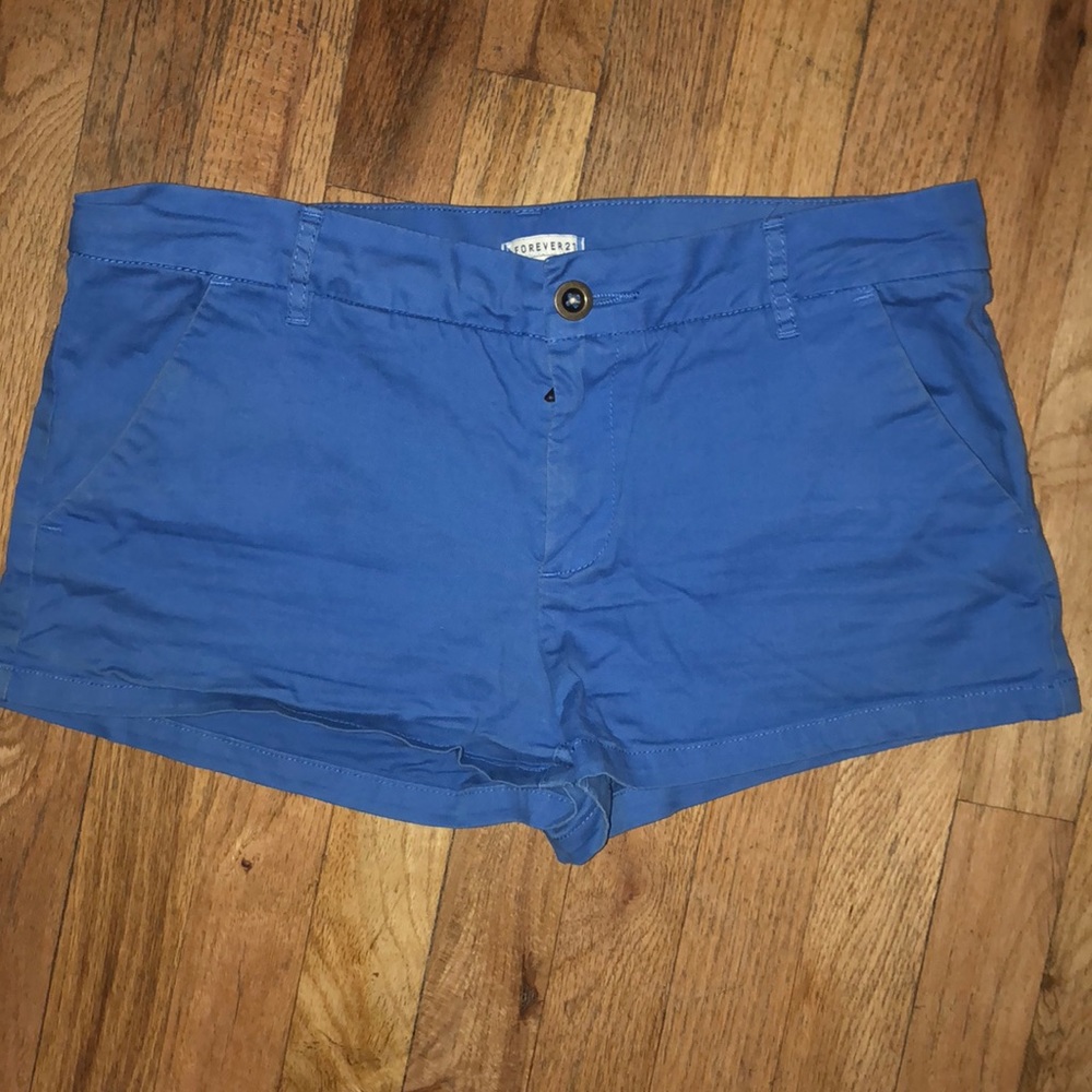 Blue shorts